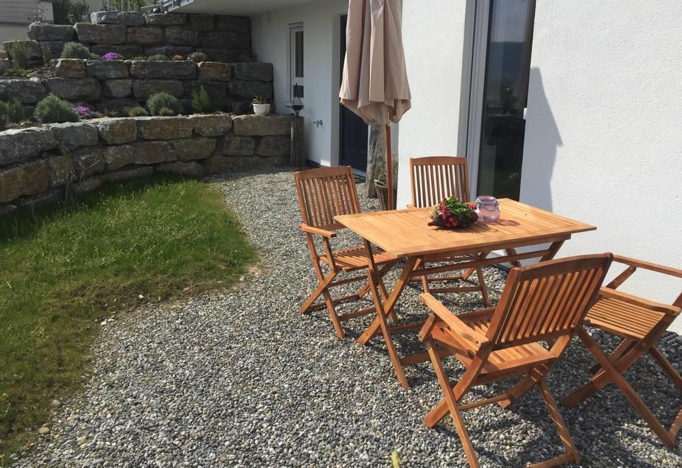Ferienwohnung Im Laubgarten Ohningen Exterior foto